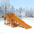 Детская деревянная зимняя горка "IgraGrad Snow Fox", скат 5,9 м Детская деревянная зимняя горка "IgraGrad Snow Fox", скат 5,9 м