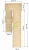 Детская деревянная зимняя горка "IgraGrad Snow Fox", скат 5,9 м без окраски