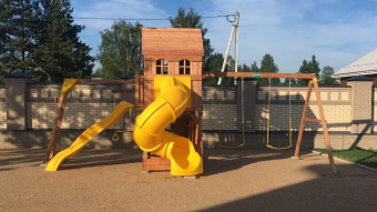 Спортивно-игровой комплекс MoyDvor ПАНОРАМА с трубой и рукоходом